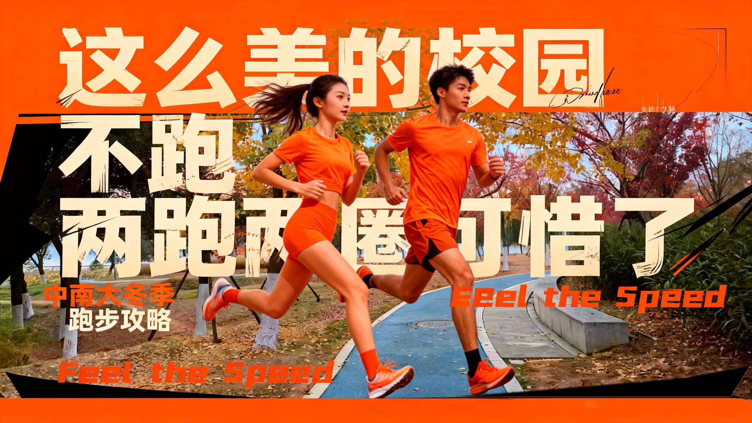 跑步攻略海报